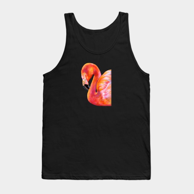 Flamingo Tank Top by Tim Jeffs Art